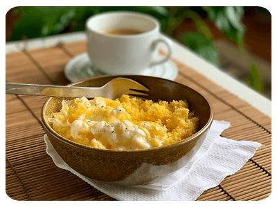 Couscous with Scrambled Eggs